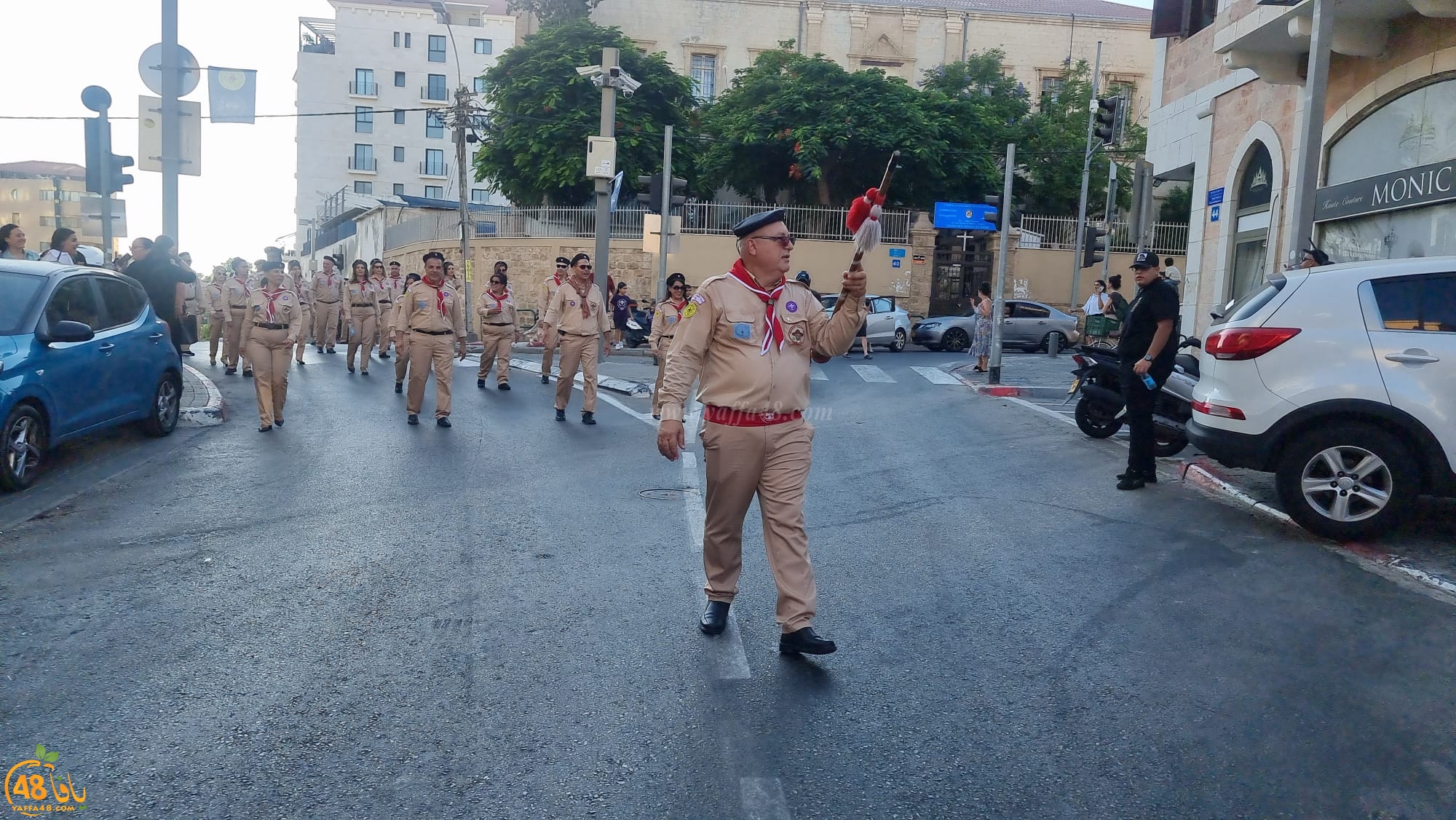 يافا: سرية الكشاف الأرثوذكسي تُنظم استعراضاً بمناسبة 55 عاماً على تأسيسها